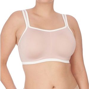 Natori Yogi Convertible Underwire Sports Bra 731050 SZ 34G Light Mocha/Ivory NWT